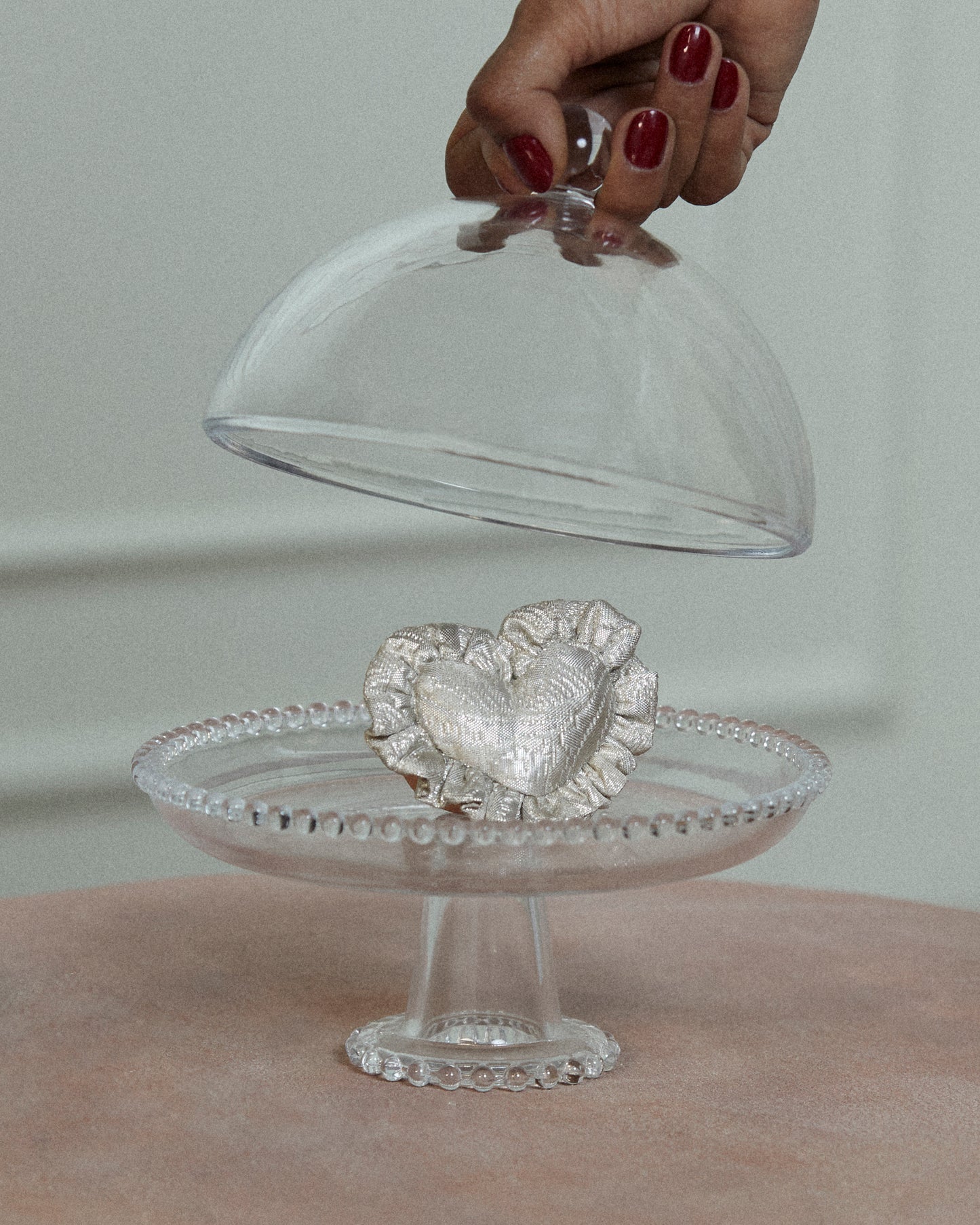 Broche Coração Vanilla