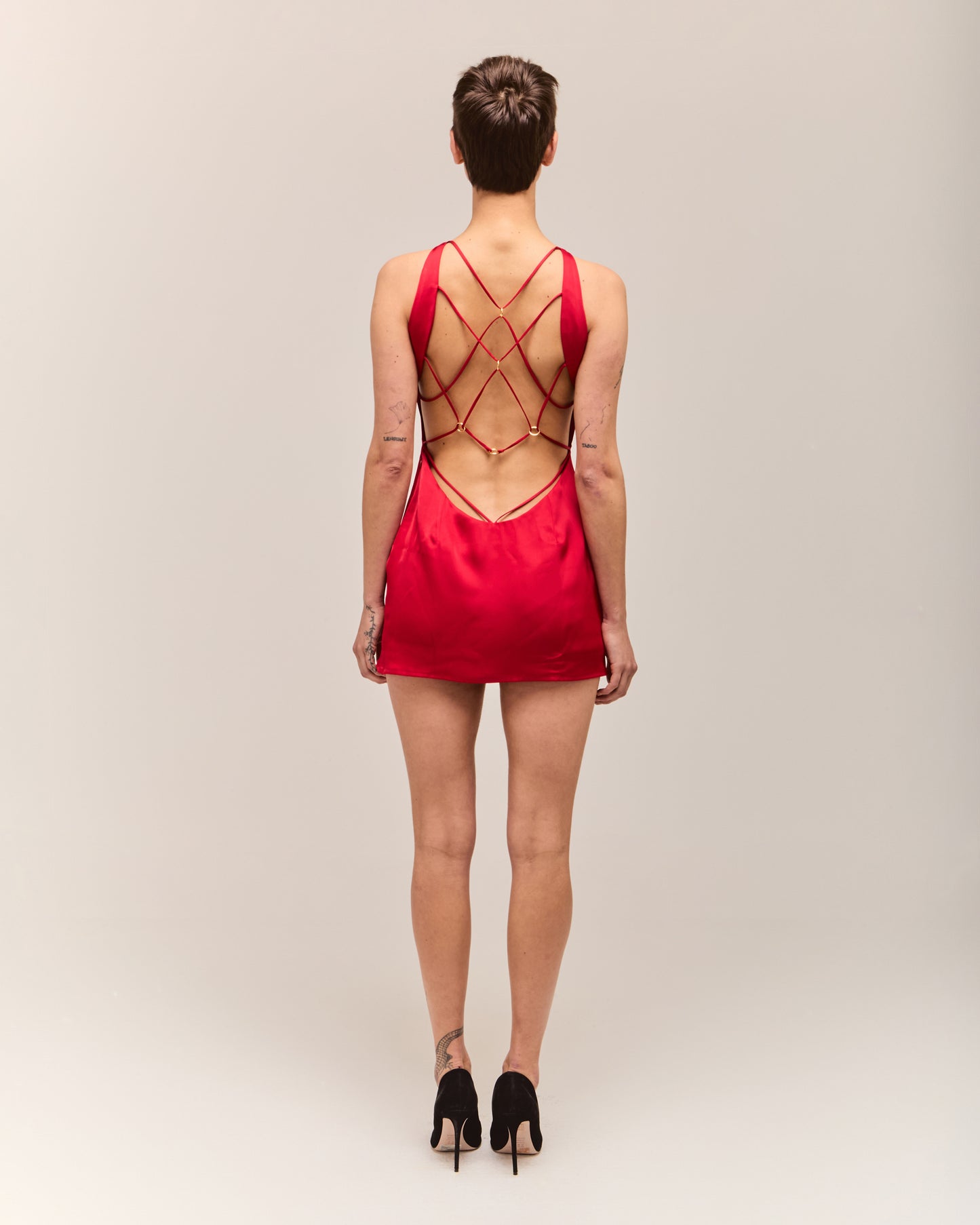 Vestido Presas Vermelho