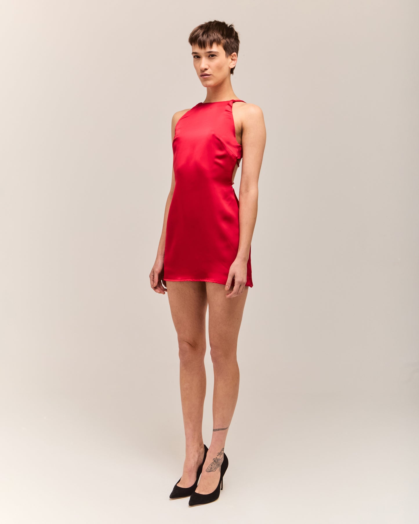 Vestido Presas Vermelho