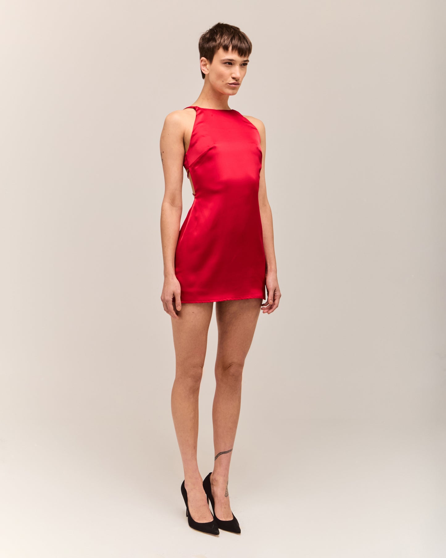 Vestido Presas Vermelho