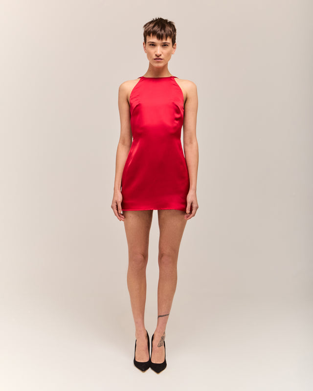 Vestido Presas Vermelho