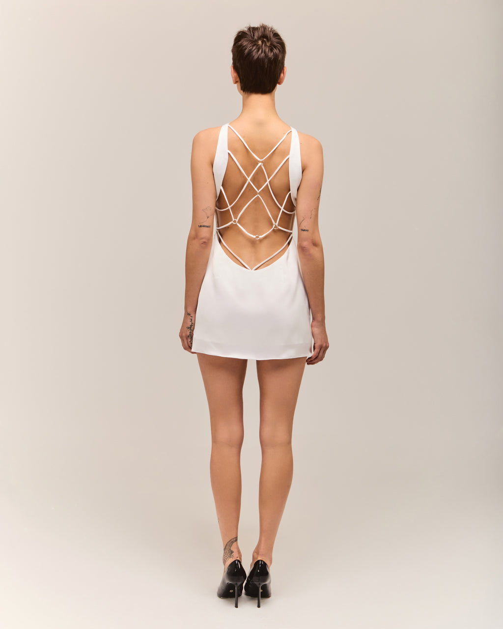 Vestido Presas Off-White