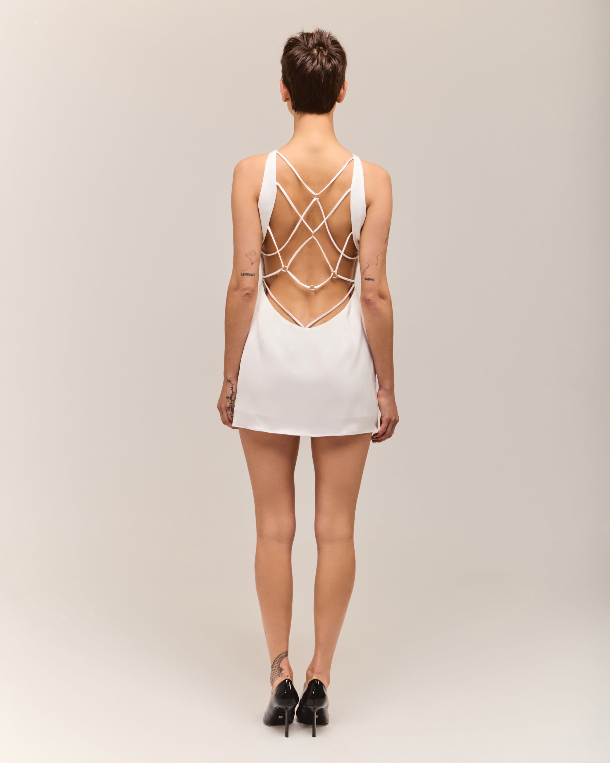 Vestido Presas Off-White