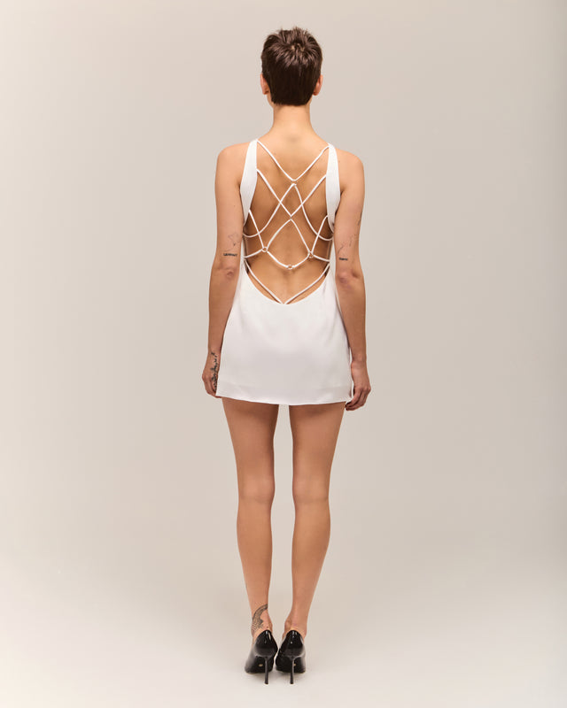 Vestido Presas Off-White