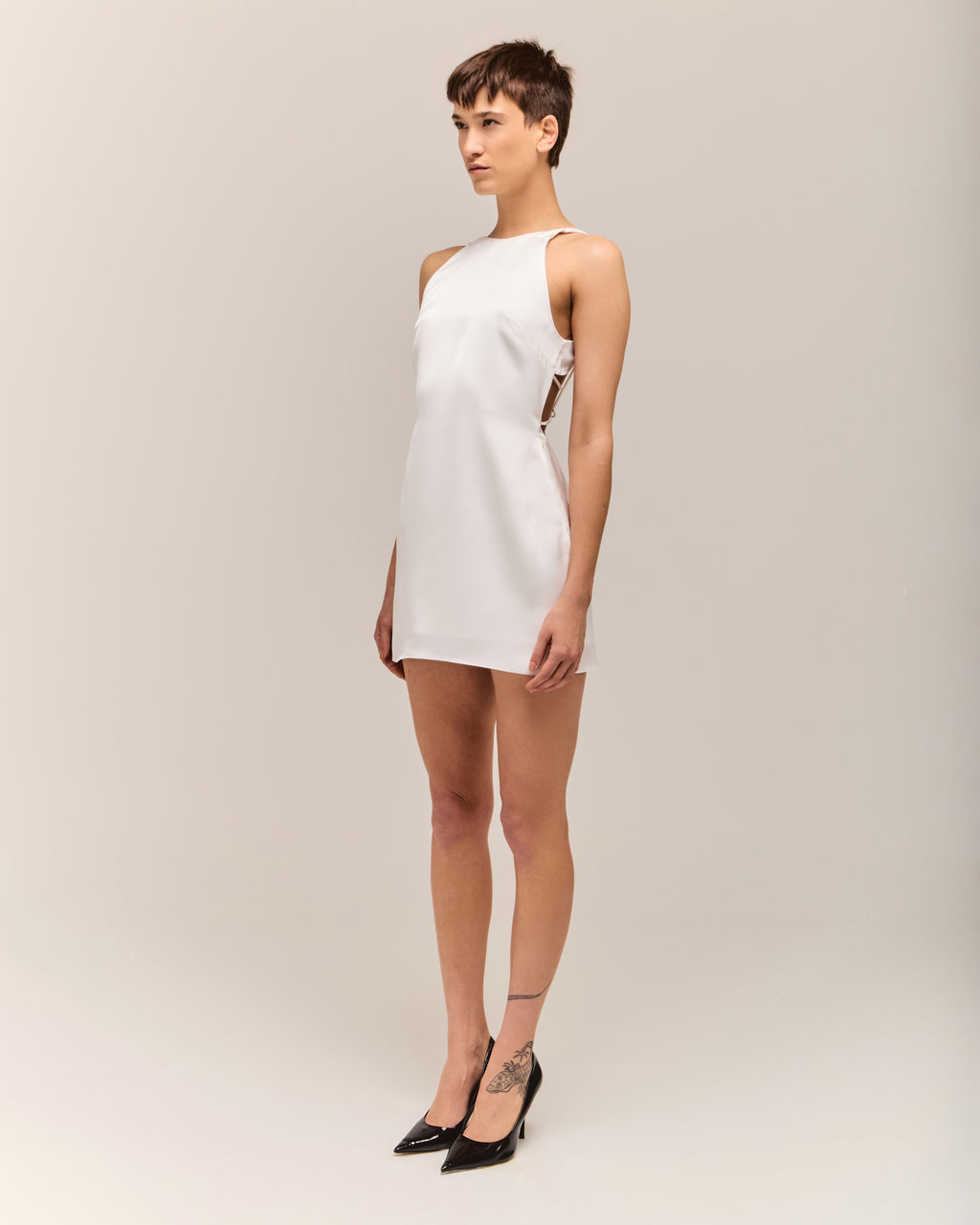 Vestido Presas Off-White