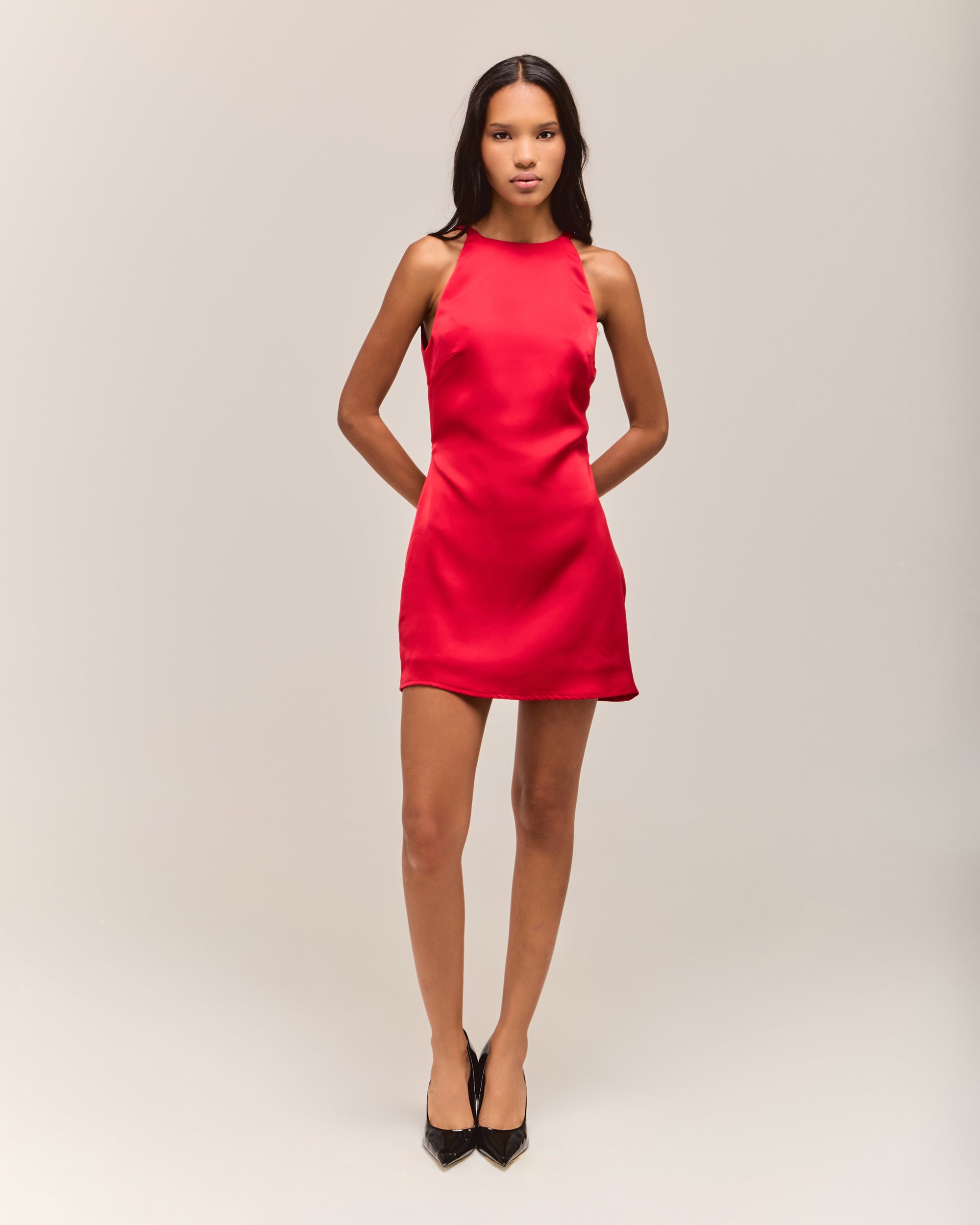 Vestido Presas Vermelho