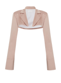 Blazer Cropped Bege