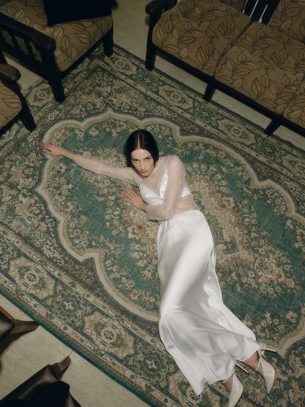 Blusa de Tule Off-White