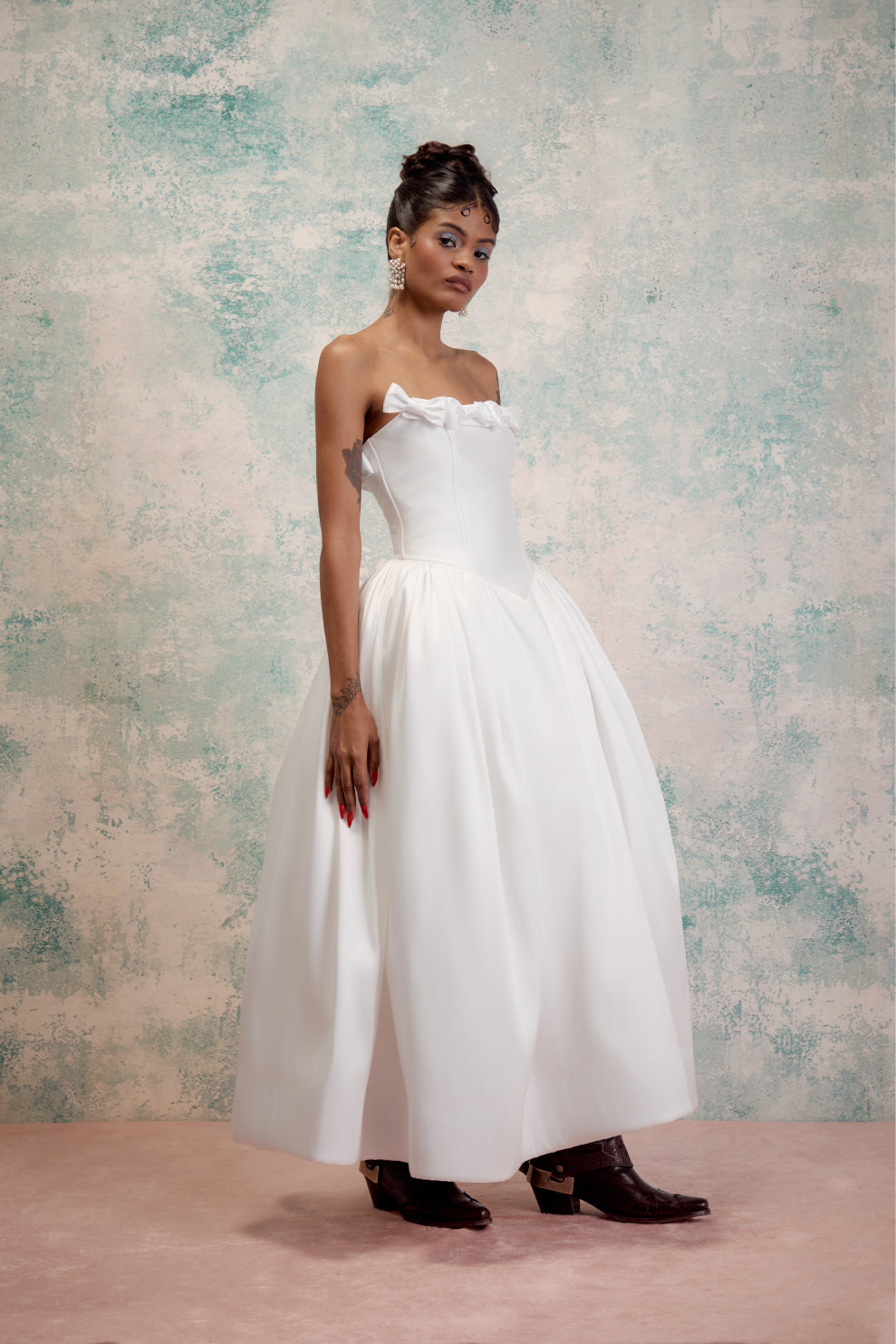 Vestido Buquê Laços