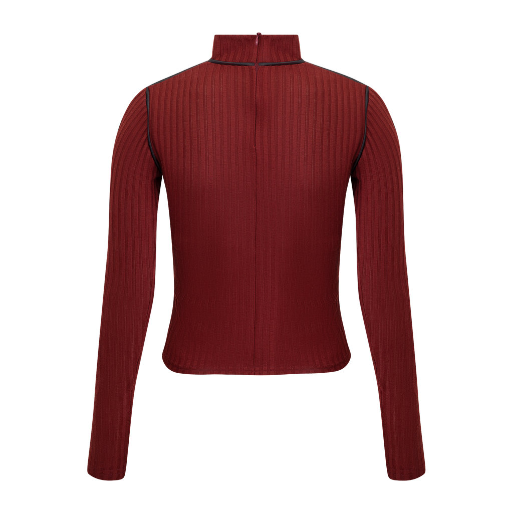 Blusa Malha Fanny Vinho