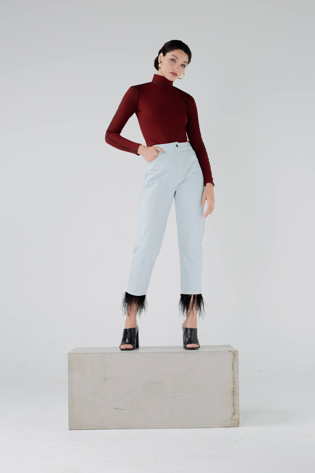 Blusa Malha Fanny Vinho