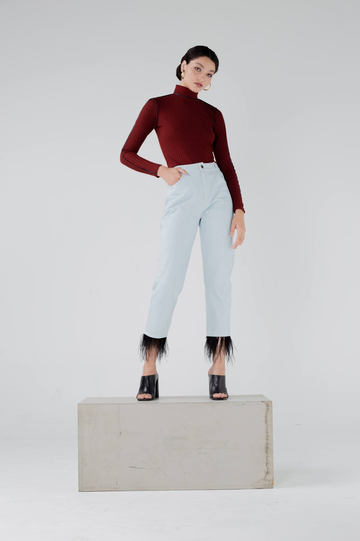 Blusa Malha Fanny Vinho