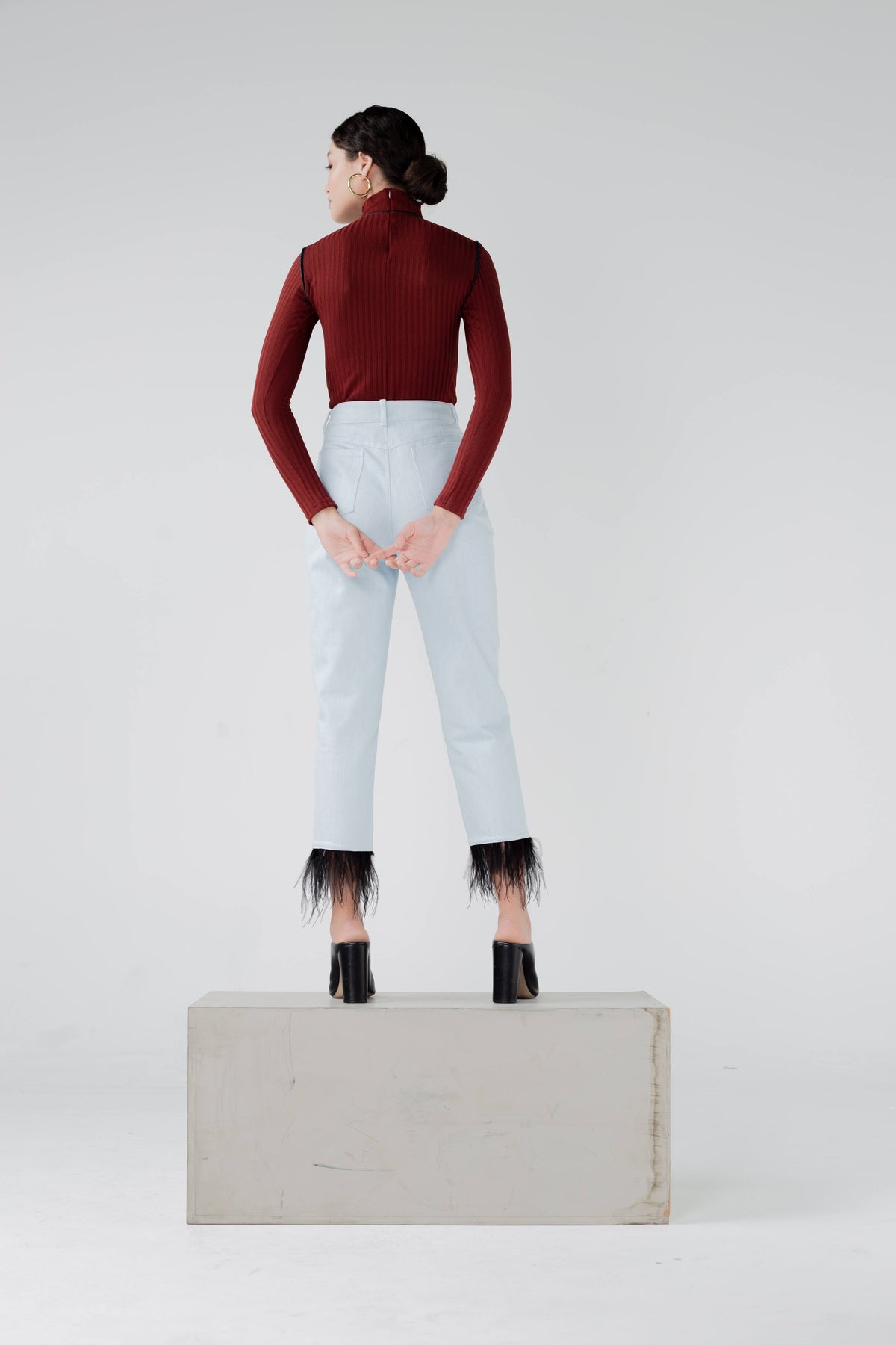 Blusa Malha Fanny Vinho