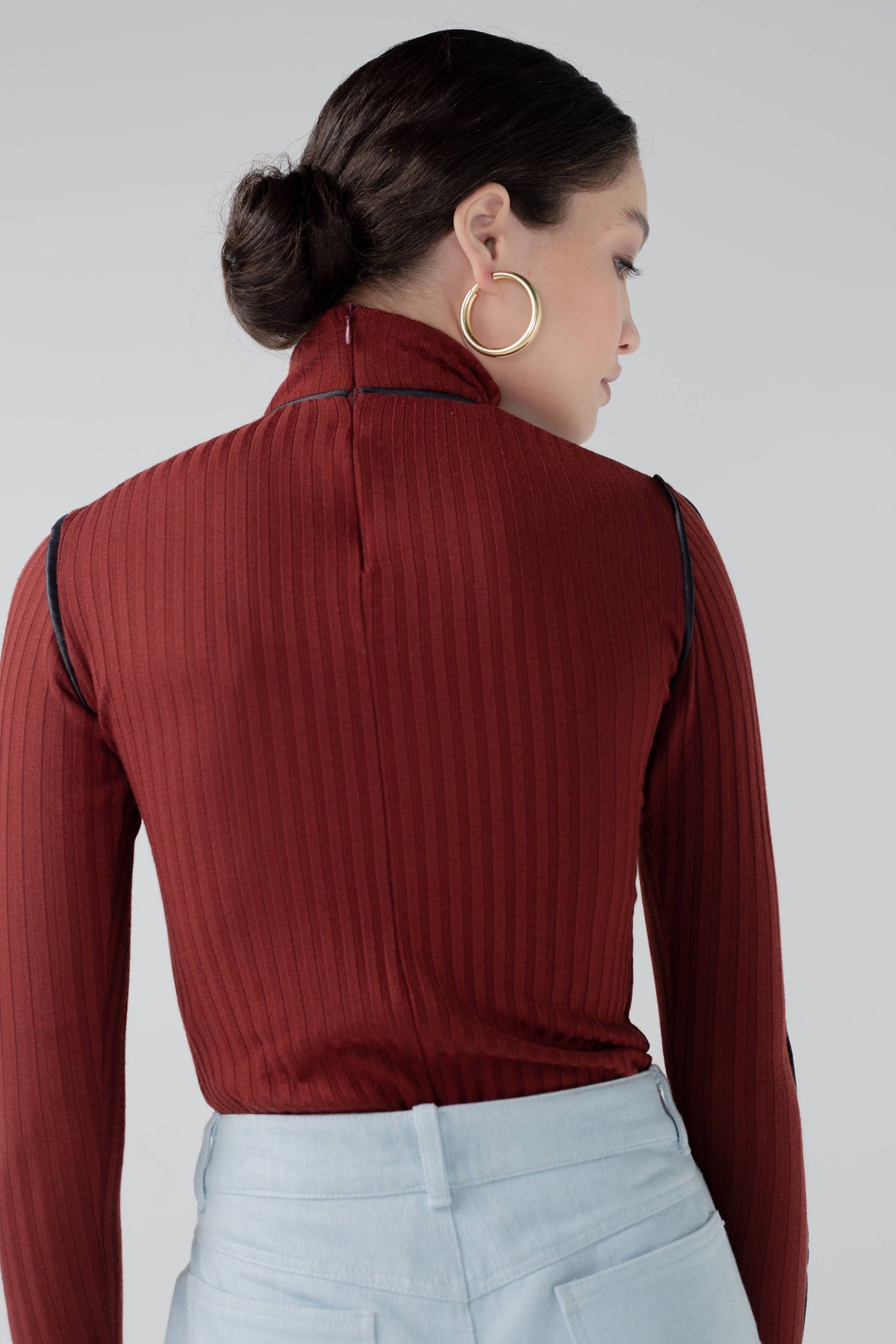 Blusa Malha Fanny Vinho