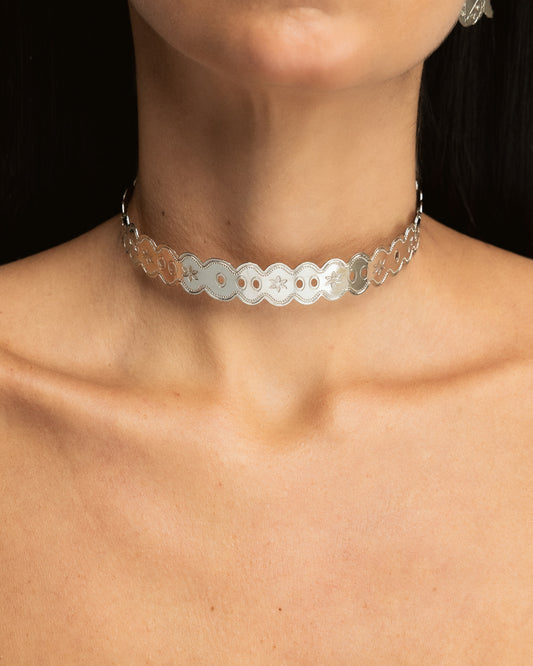 Chocker Prateado