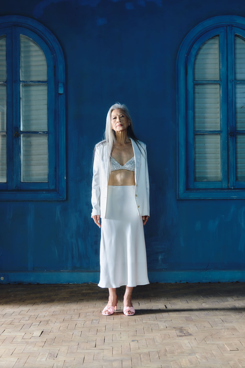 Saia Midi Off-White
