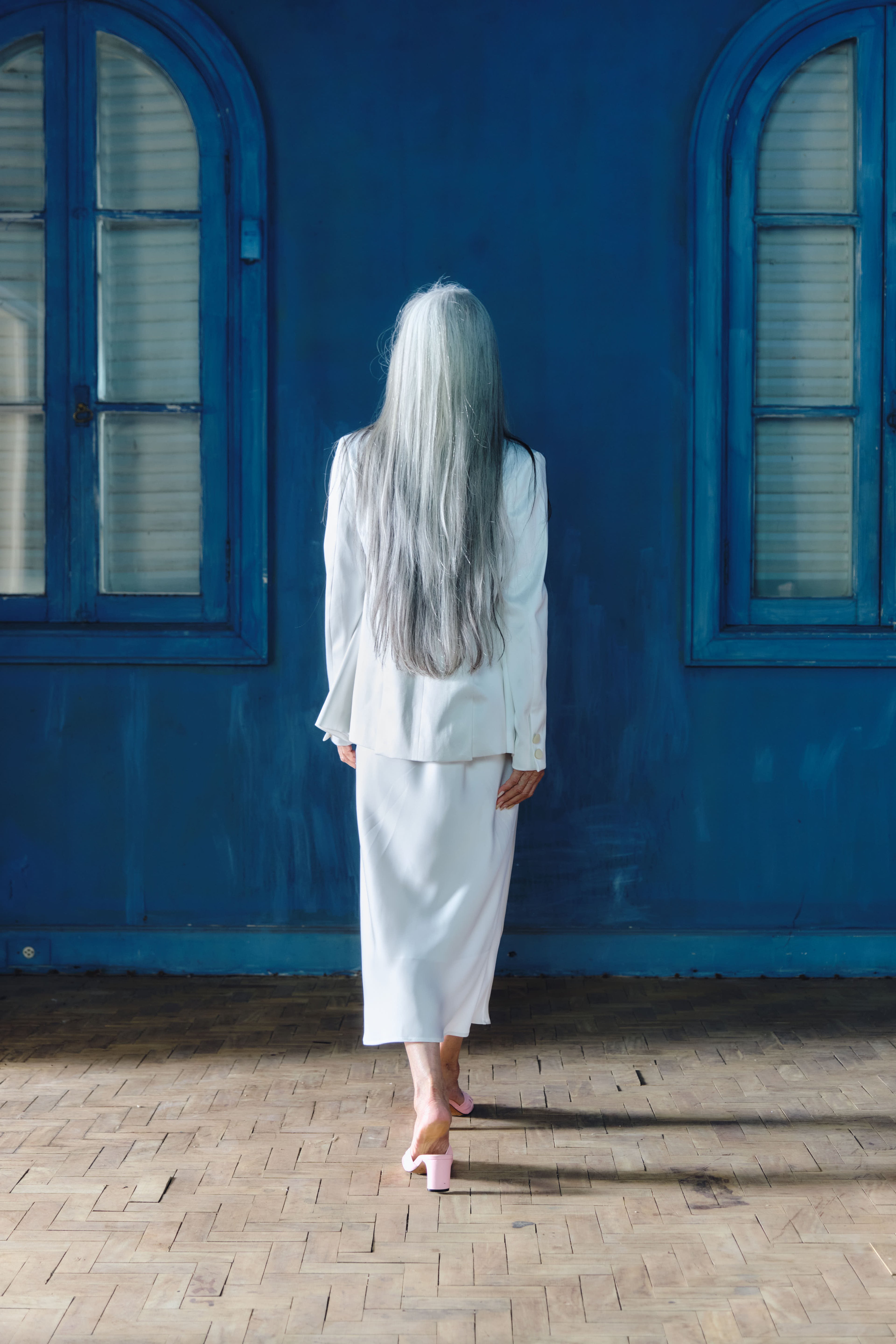 Saia Midi Off-White