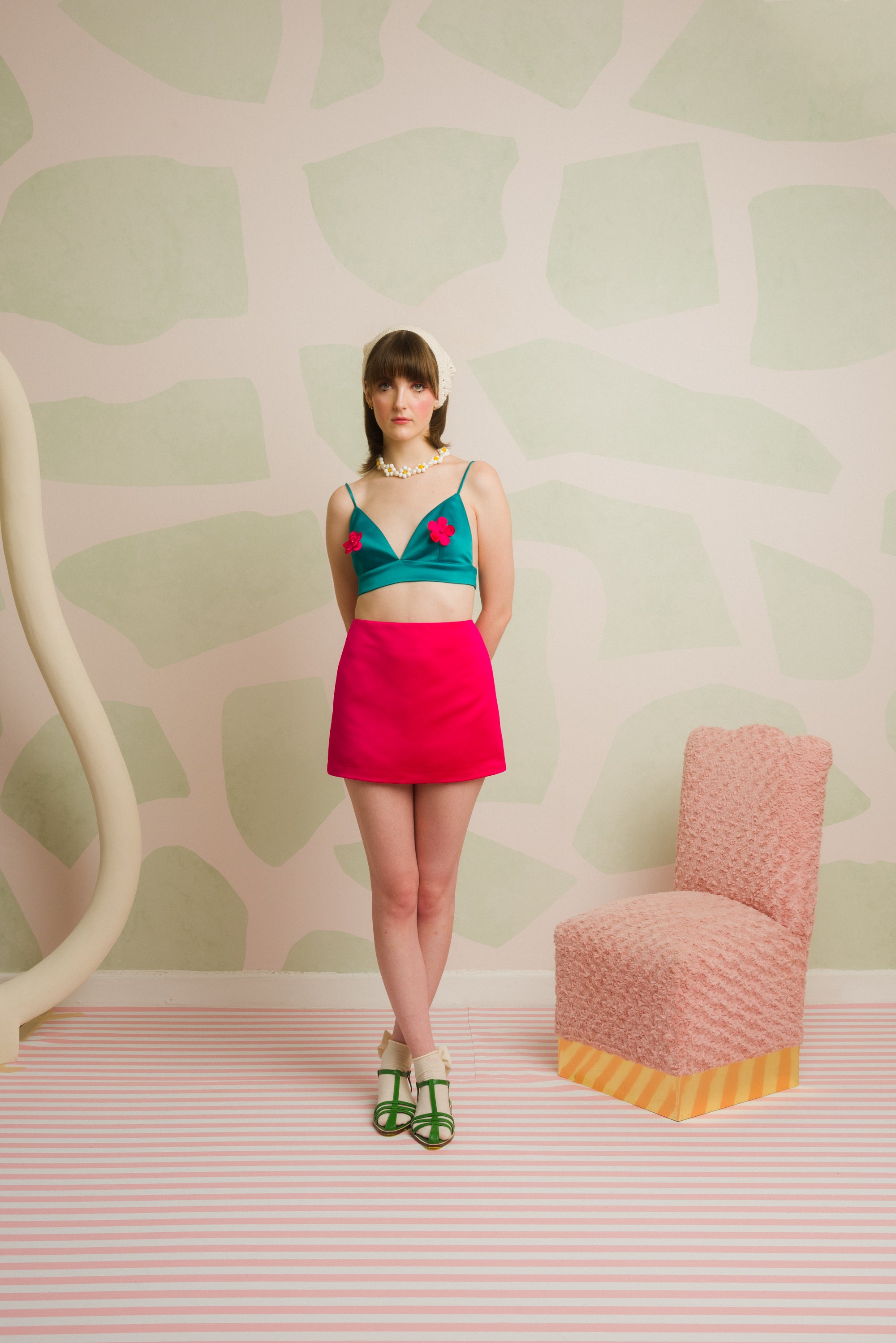 Mini Saia Daisy Pink