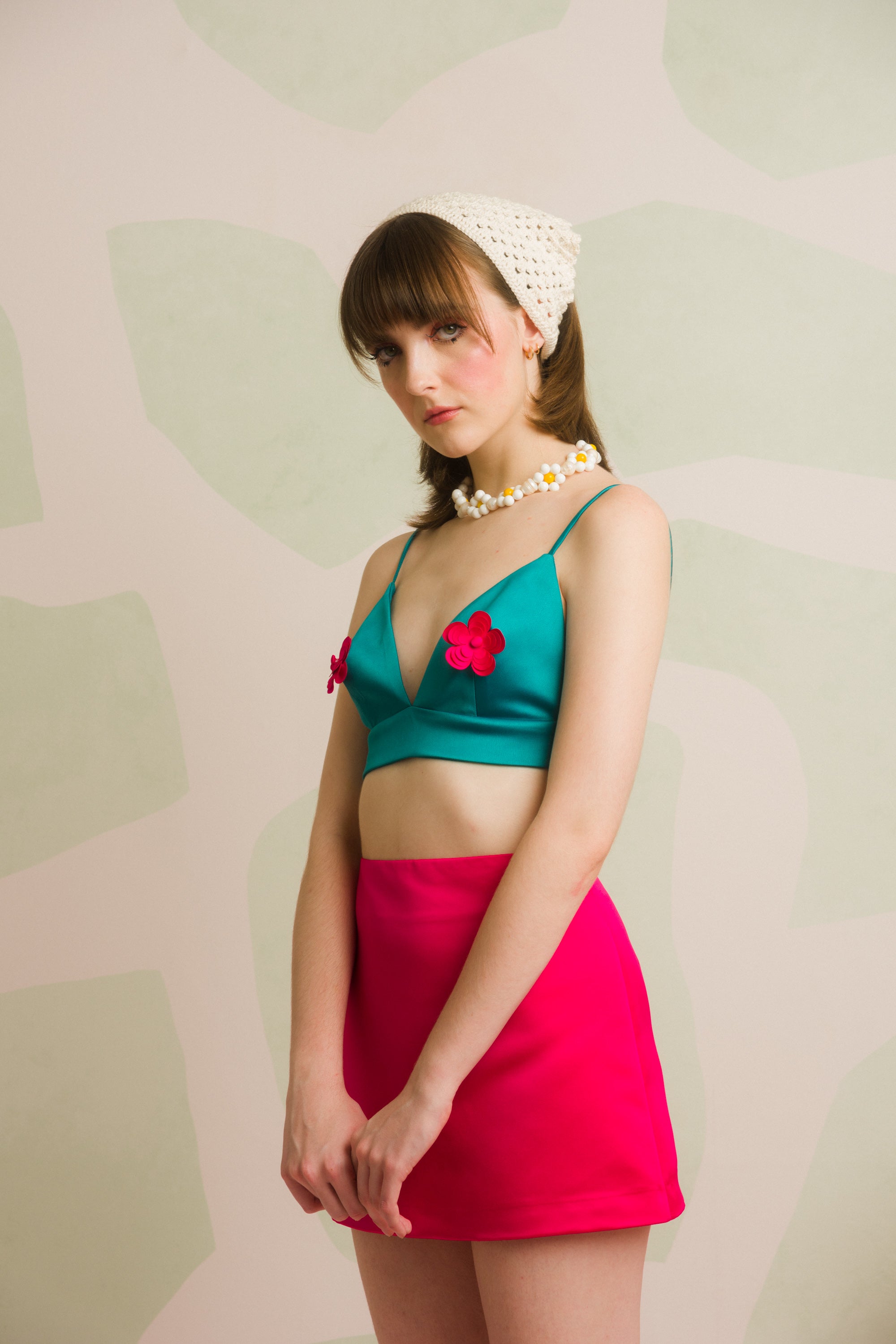 Mini Saia Daisy Pink