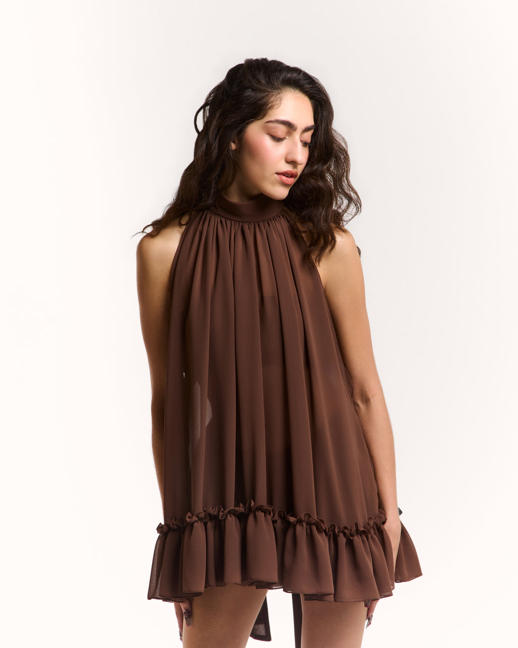 Vestido Coraline Marrom
