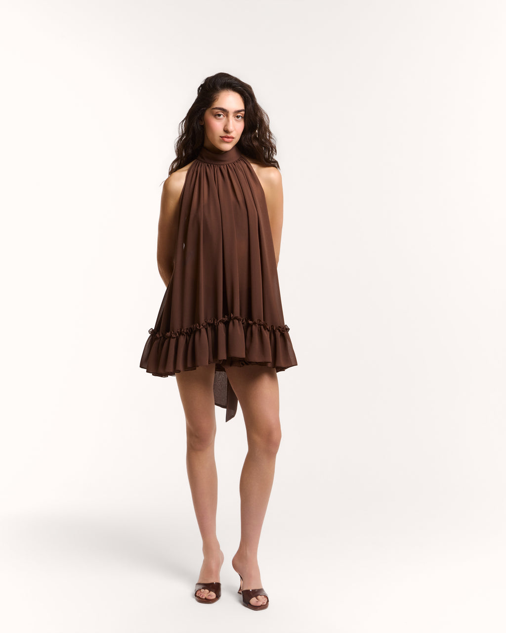 Vestido Coraline Marrom