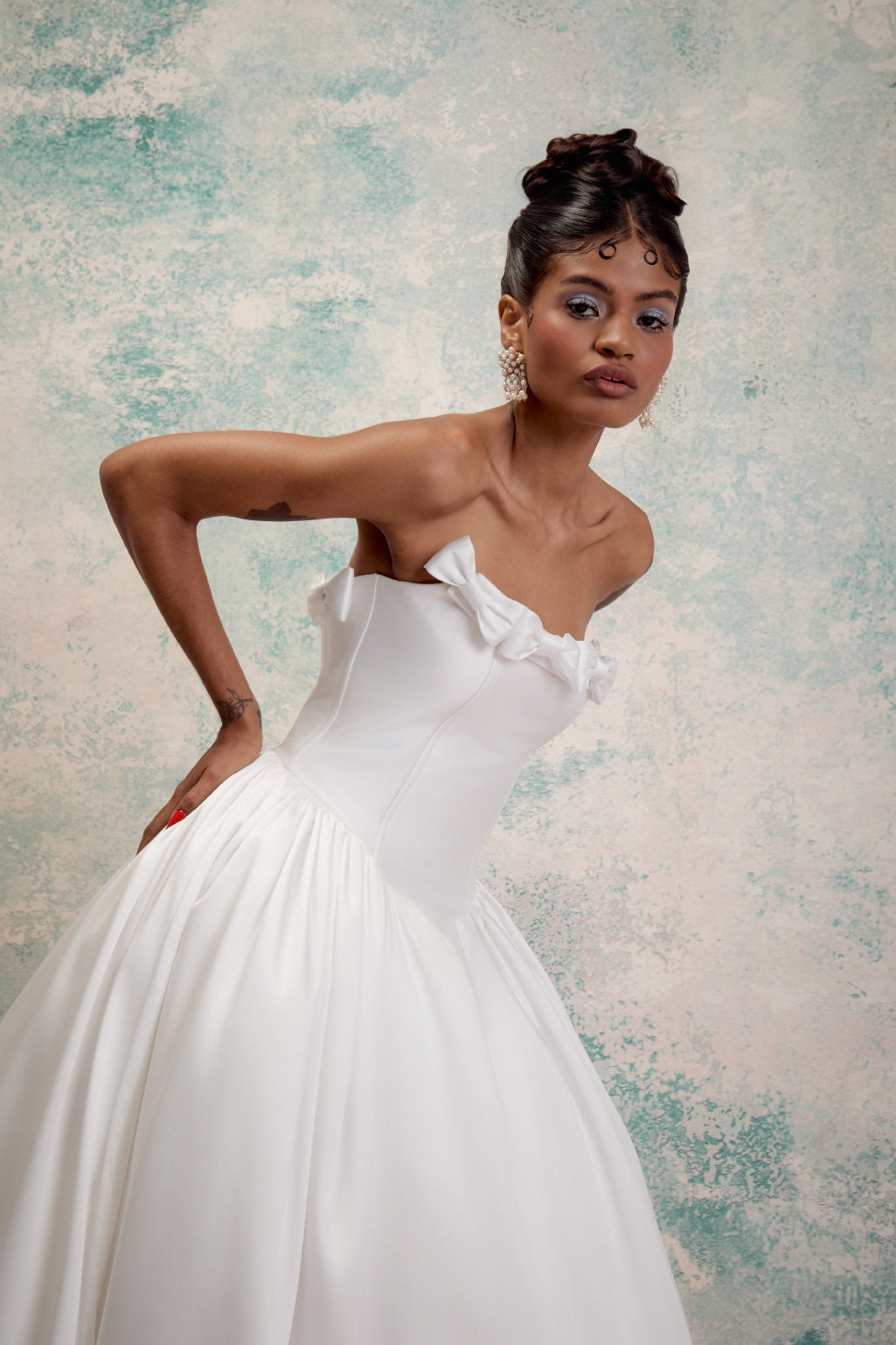 Vestido Buquê Laços
