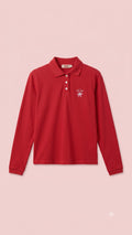 Polo Manga Longa Cherry