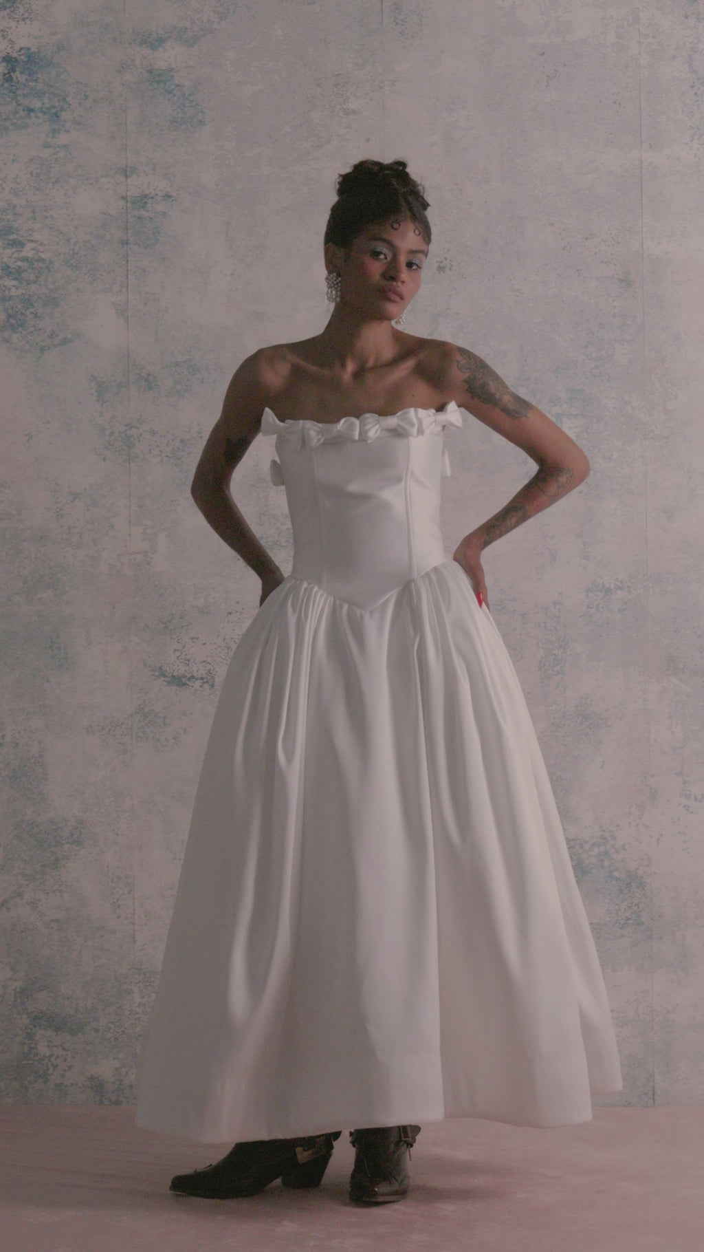 Vestido Buquê Laços