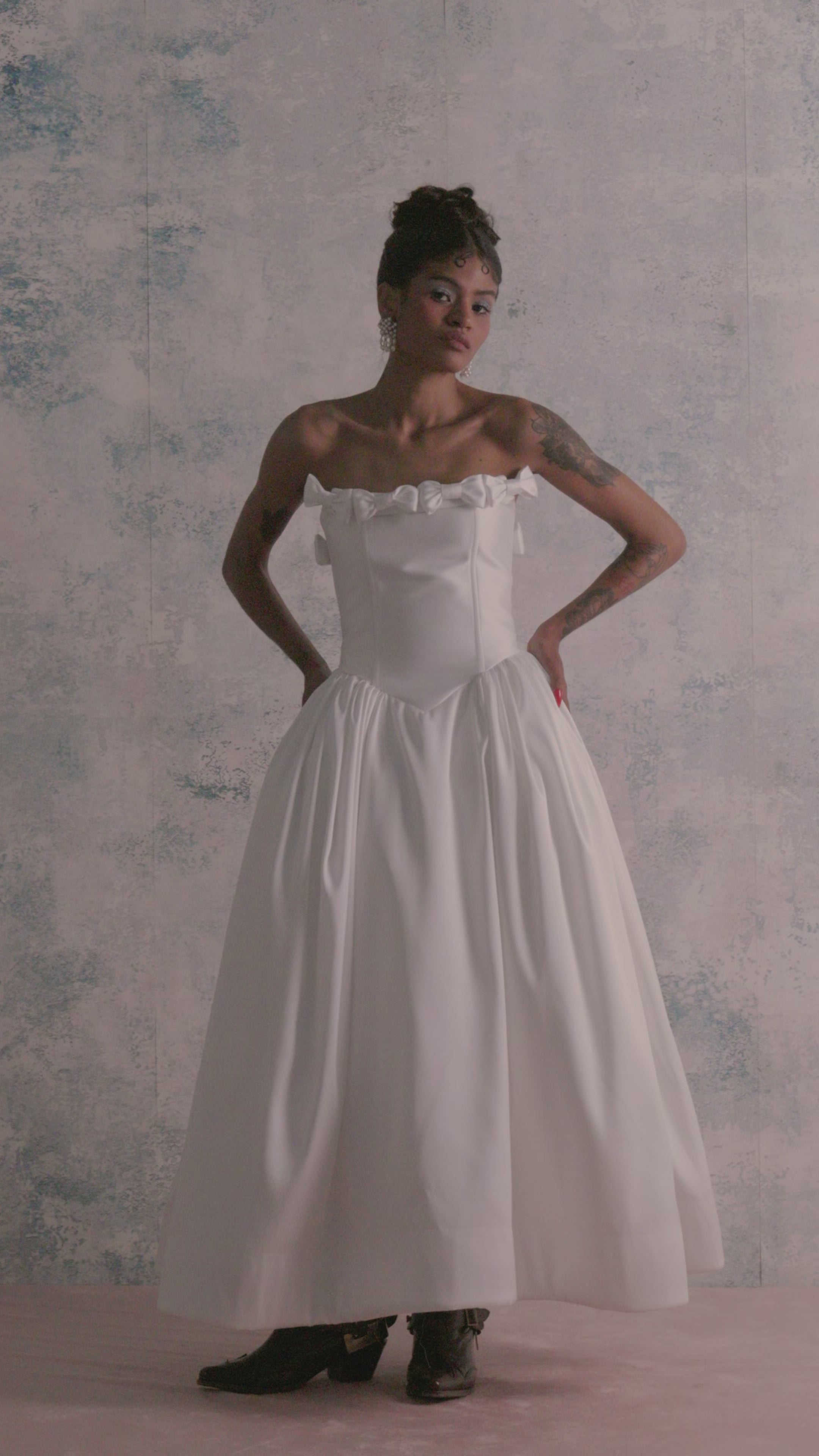 Vestido Buquê Laços
