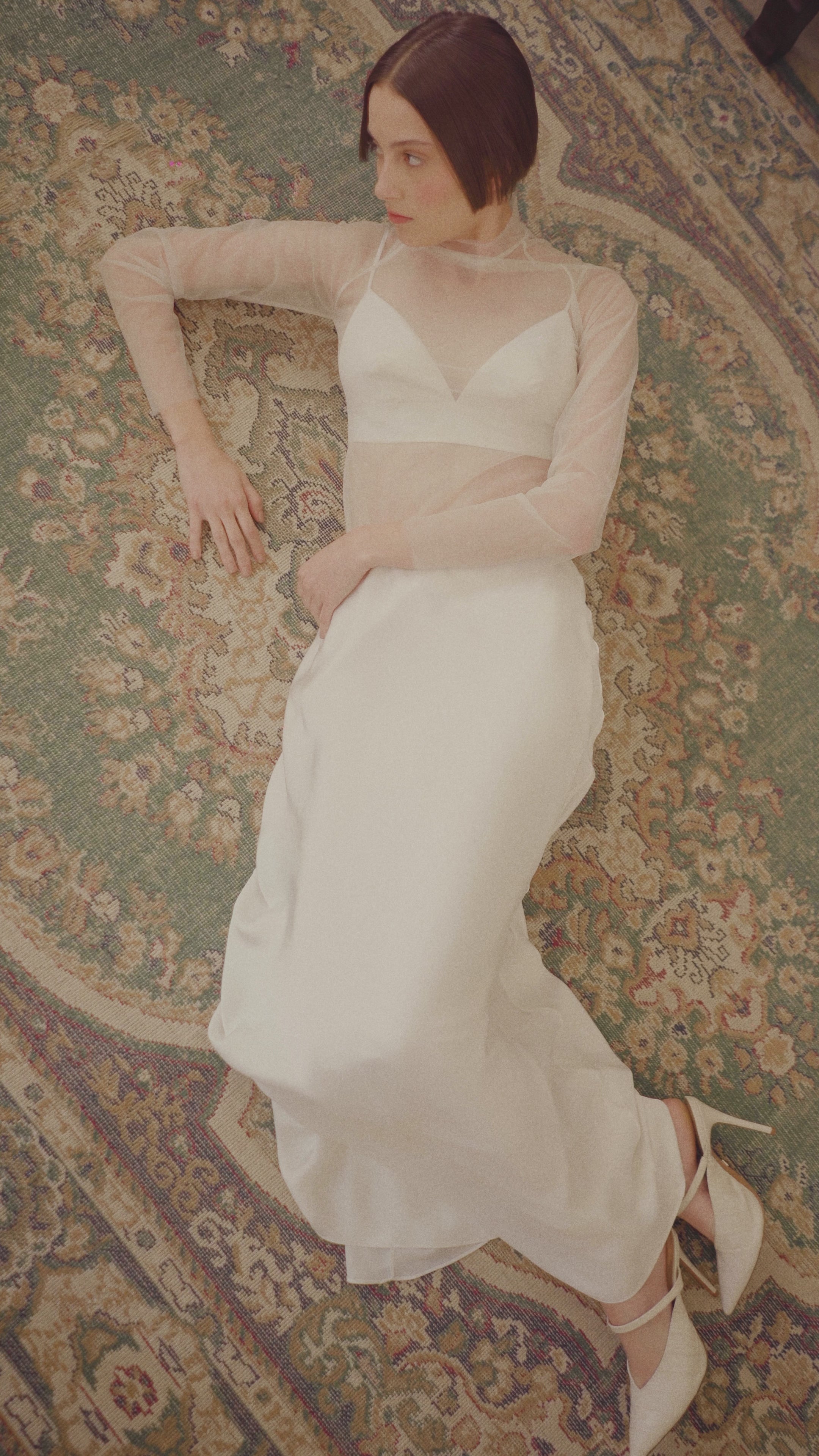 Blusa de Tule Off-White