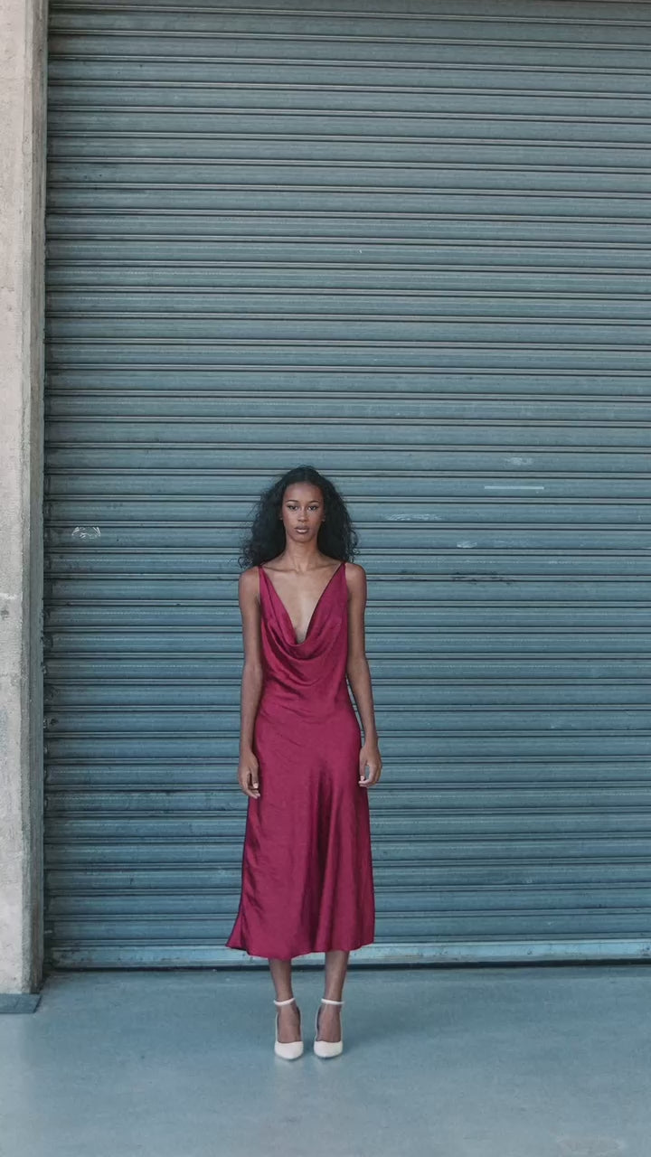 Vestido Zoe Vinho
